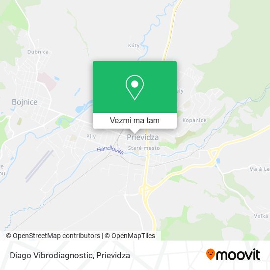 Diago Vibrodiagnostic mapa