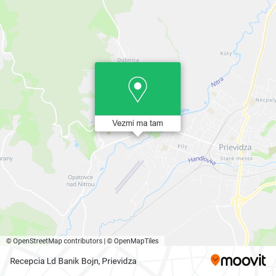 Recepcia Ld Banik Bojn mapa