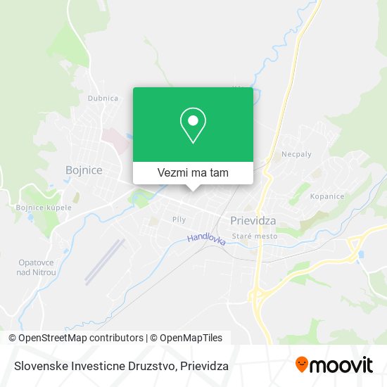 Slovenske Investicne Druzstvo mapa