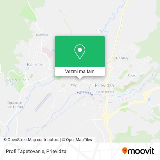 Profi Tapetovanie mapa