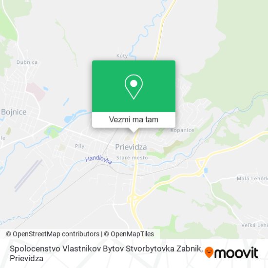 Spolocenstvo Vlastnikov Bytov Stvorbytovka Zabnik mapa