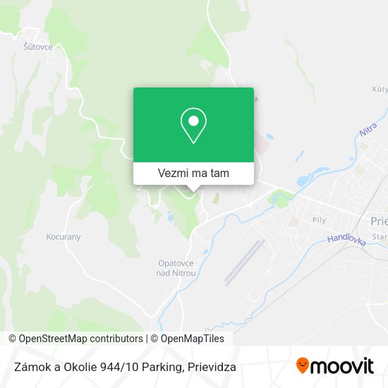 Zámok a Okolie 944/10 Parking mapa