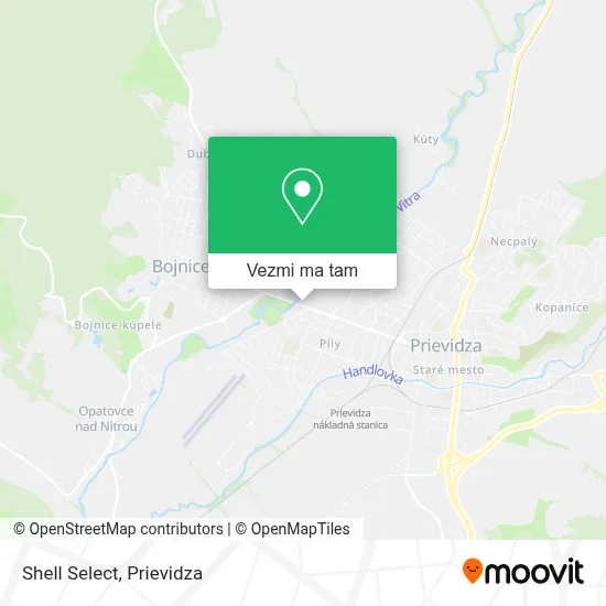 Shell Select mapa