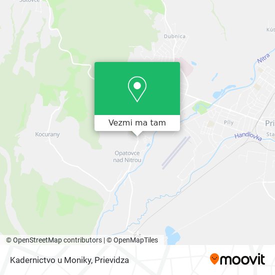 Kadernictvo u Moniky mapa