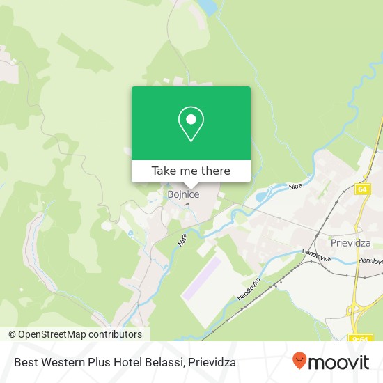 Best Western Plus Hotel Belassi mapa