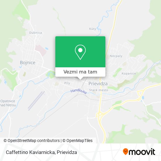 Caffettino Kaviarnicka mapa