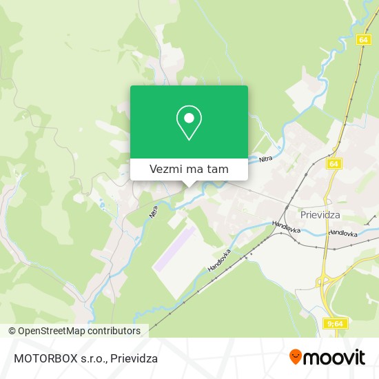MOTORBOX s.r.o. mapa