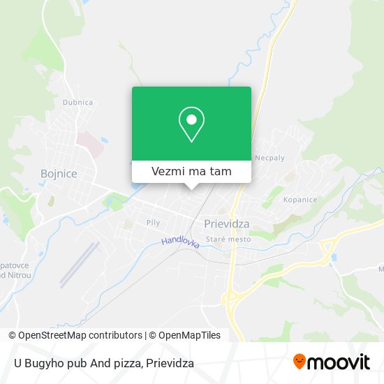 U Bugyho pub And pizza mapa