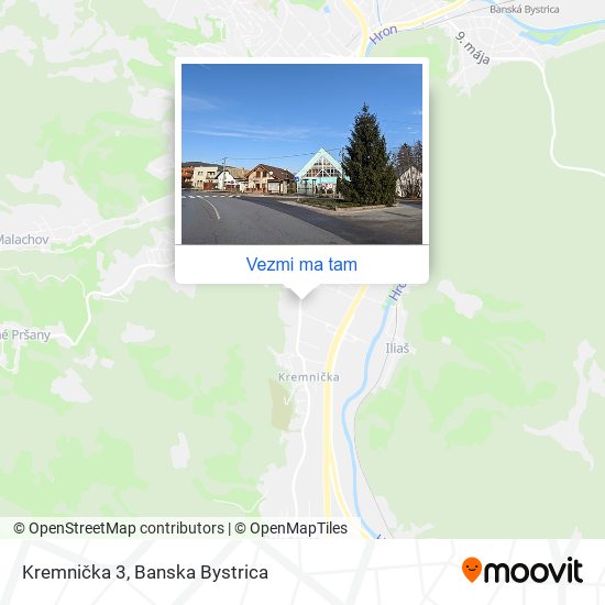 Kremnička 3 mapa