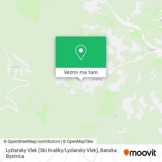 Lyžiarsky Vlek (Ski Kraliky / Lyziarsky Vlek) mapa