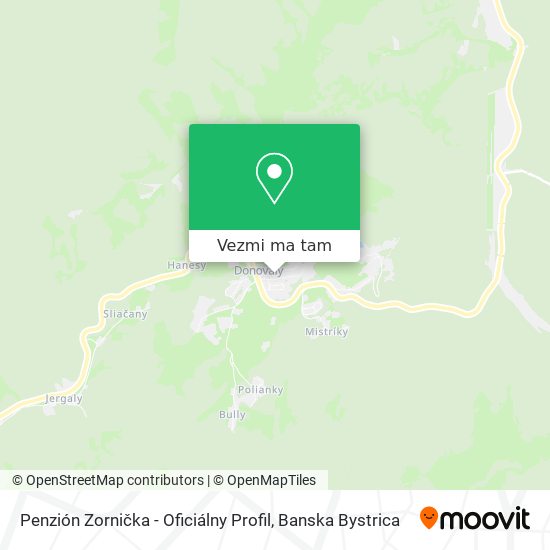 Penzión Zornička - Oficiálny Profil mapa