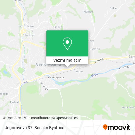 Jegorovova 37 mapa