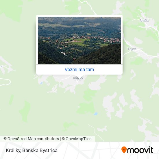 Králiky mapa