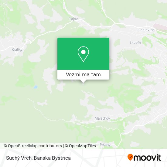 Suchý Vrch mapa