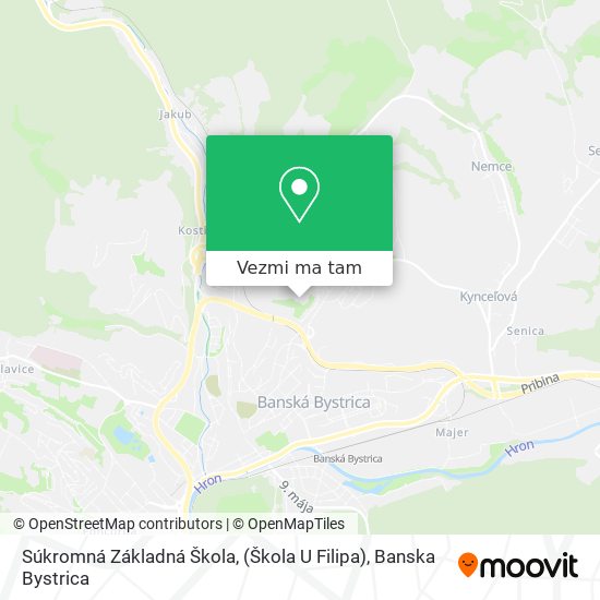 Súkromná Základná Škola, (Škola U Filipa) mapa