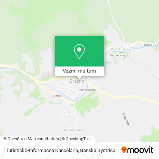 Turisticko-Informačná Kancelária mapa