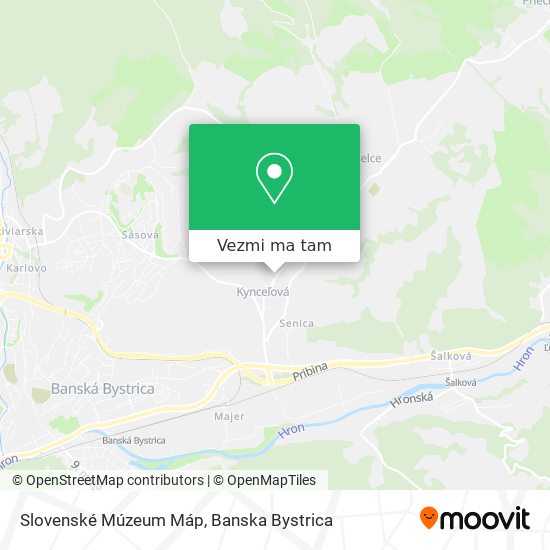 Slovenské Múzeum Máp mapa