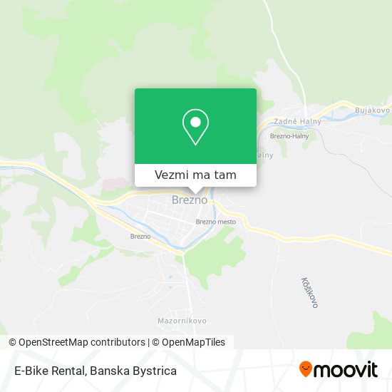 E-Bike Rental mapa