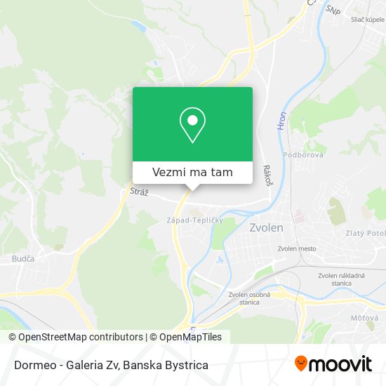 Dormeo - Galeria Zv mapa