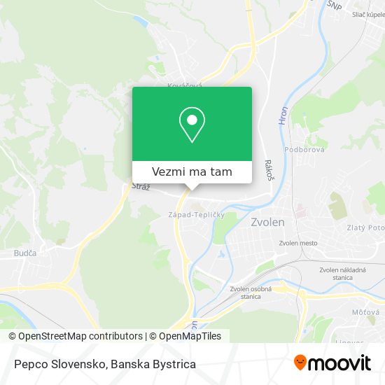 Pepco Slovensko mapa