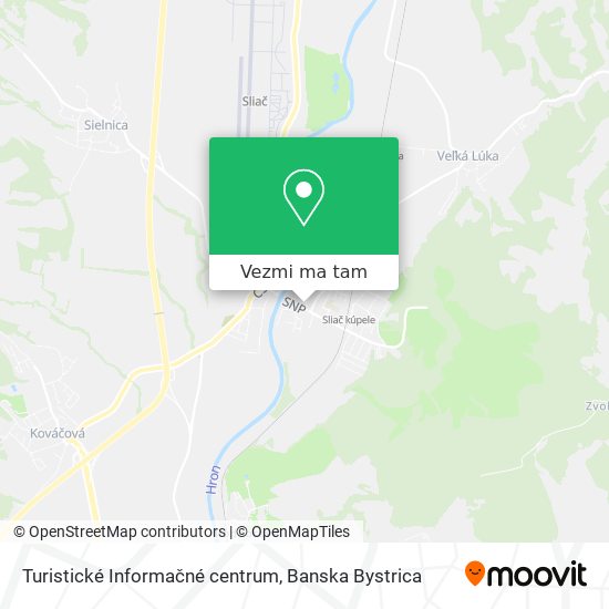 Turistické Informačné centrum mapa