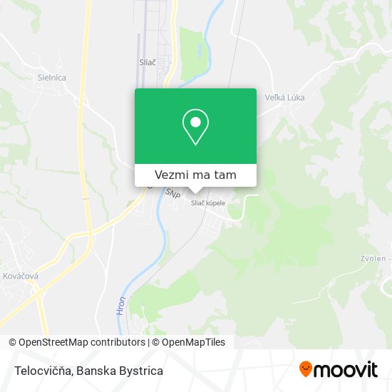 Telocvičňa mapa