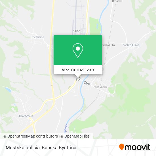 Mestská polícia mapa