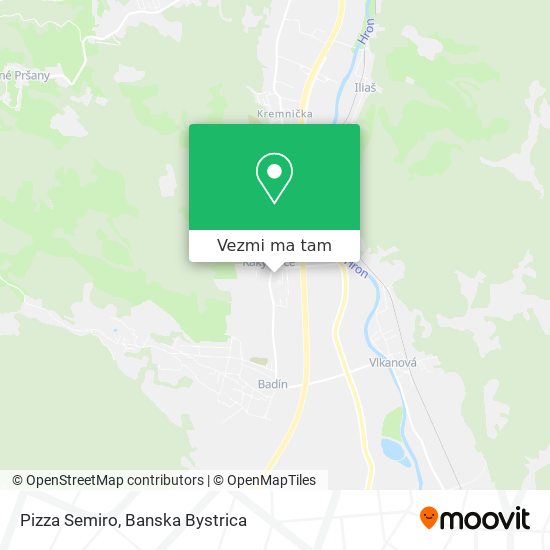 Pizza Semiro mapa