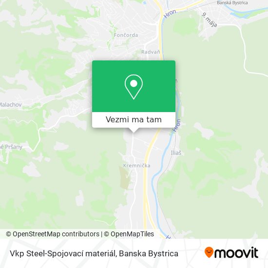 Vkp Steel-Spojovací materiál mapa