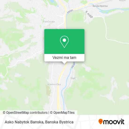Asko Nabytok Banska mapa