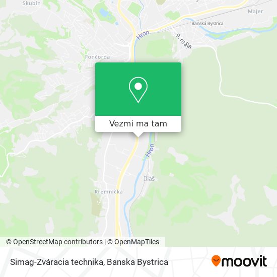 Simag-Zváracia technika mapa