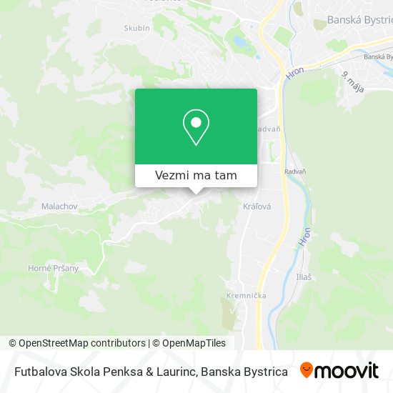 Futbalova Skola Penksa & Laurinc mapa