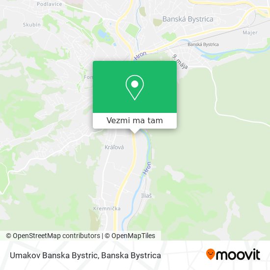 Umakov Banska Bystric mapa