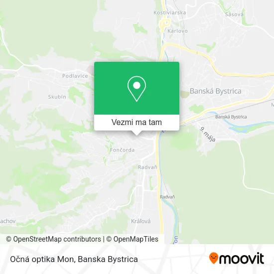Očná optika Mon mapa