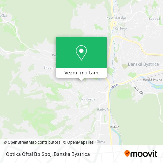 Optika Oftal Bb Spoj mapa