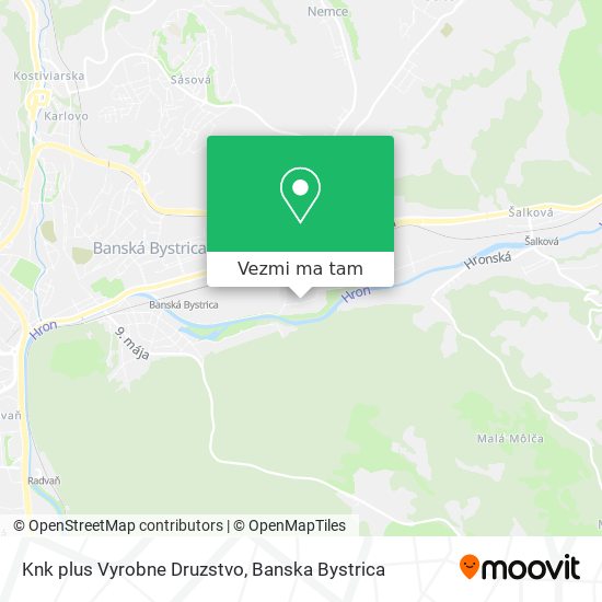 Knk plus Vyrobne Druzstvo mapa