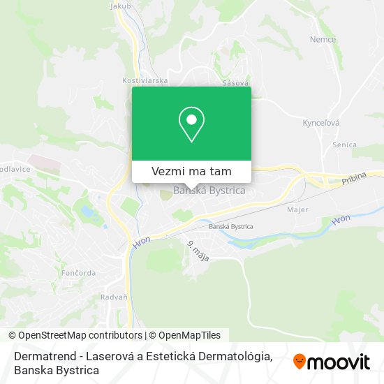 Dermatrend - Laserová a Estetická Dermatológia mapa