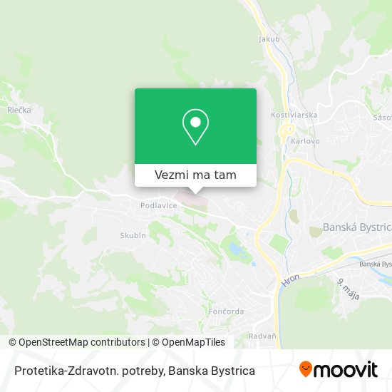 Protetika-Zdravotn. potreby mapa