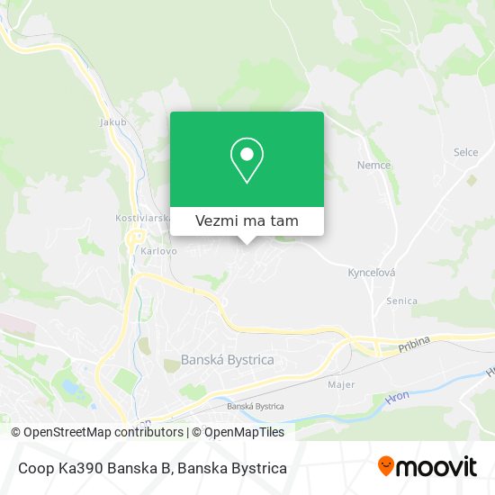 Coop Ka390 Banska B mapa