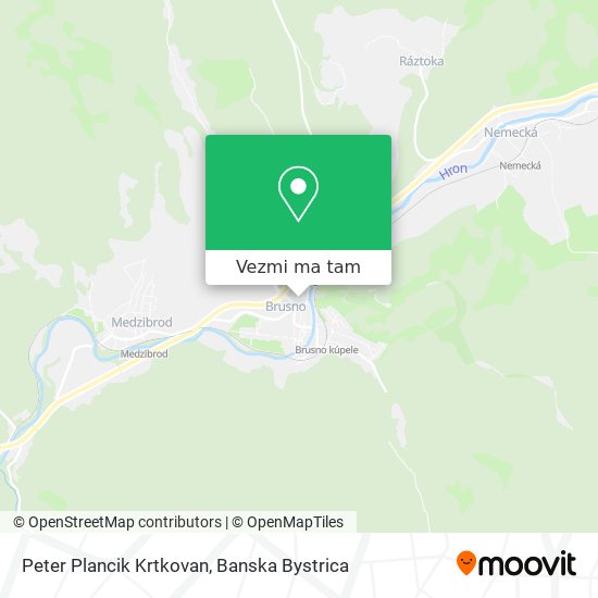 Peter Plancik Krtkovan mapa