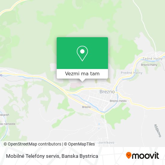 Mobilné Telefóny servis mapa