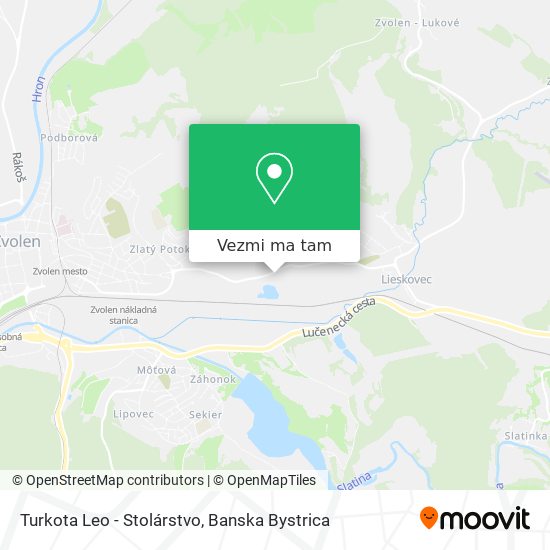 Turkota Leo - Stolárstvo mapa