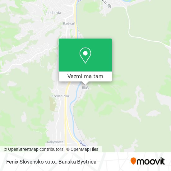 Fenix Slovensko s.r.o. mapa