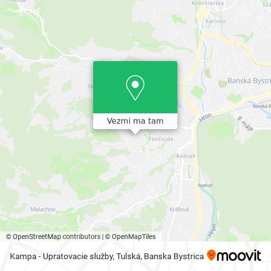 Kampa - Upratovacie služby, Tulská mapa