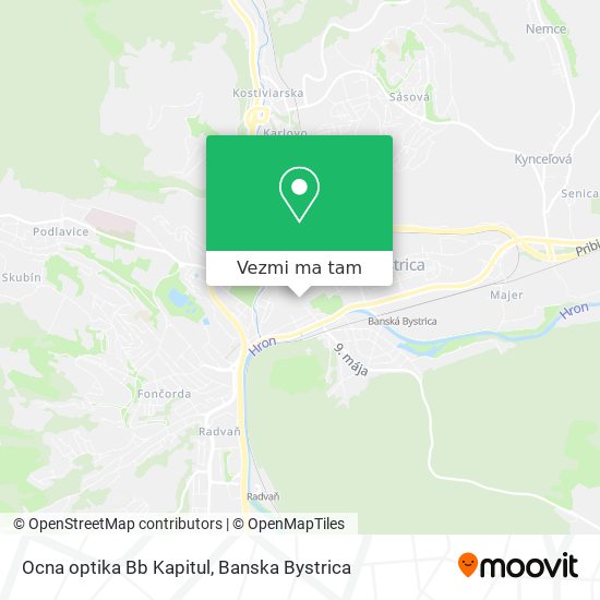 Ocna optika Bb Kapitul mapa