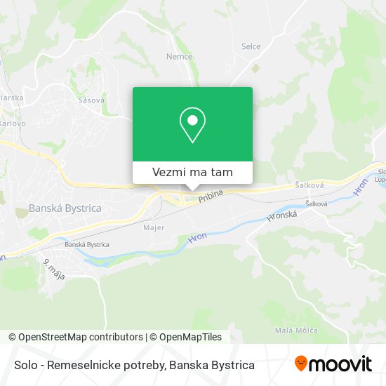 Solo - Remeselnicke potreby mapa