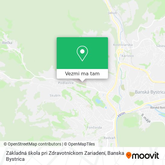 Základná škola pri Zdravotníckom Zariadení mapa