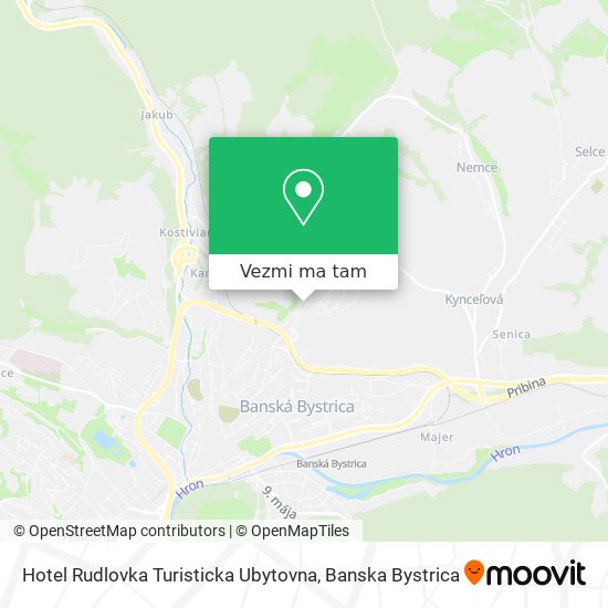 Hotel Rudlovka Turisticka Ubytovna mapa