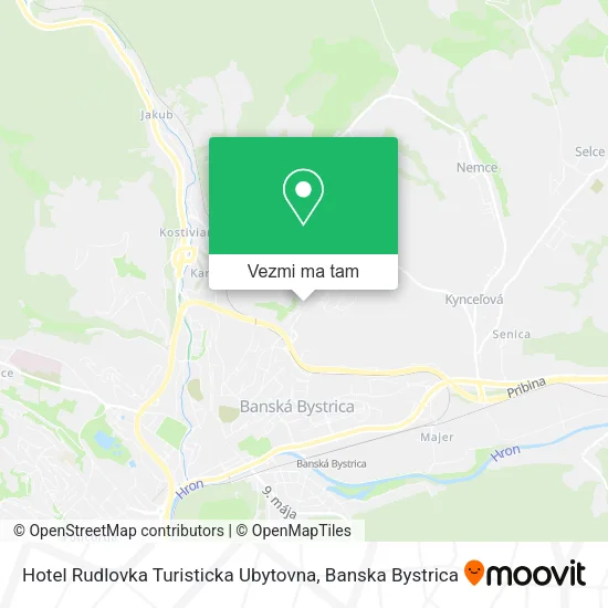 Hotel Rudlovka Turisticka Ubytovna mapa