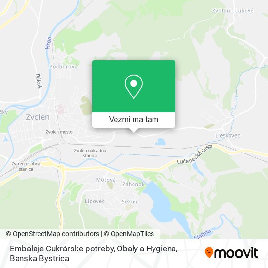 Embalaje Cukrárske potreby, Obaly a Hygiena mapa